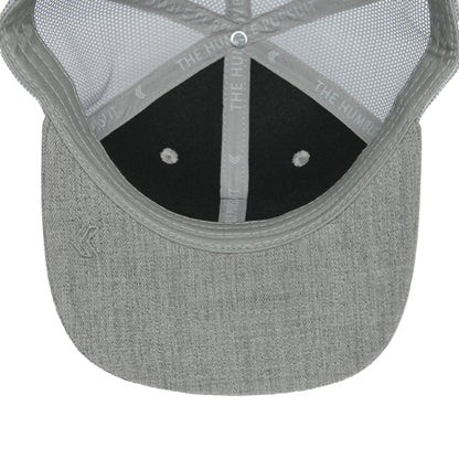 Great White Shark Hat in Grey - Inside View