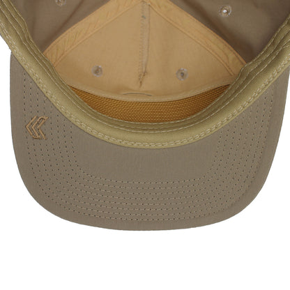 Great White Shark Hat in Tan - Inside View