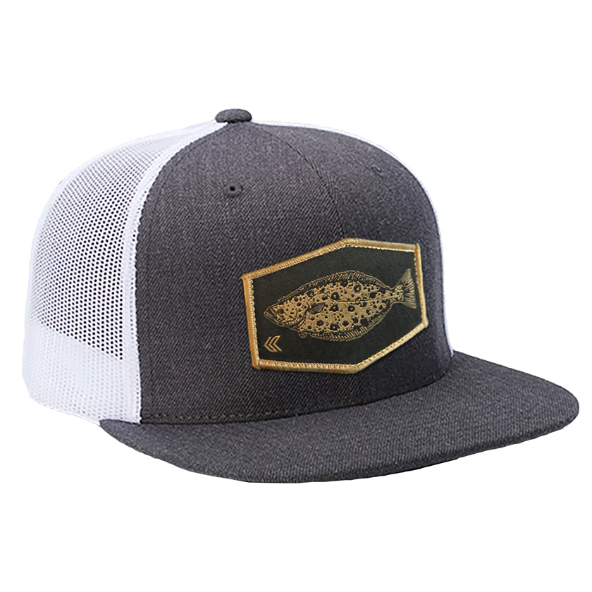 Halibut Trucker Hat - Front