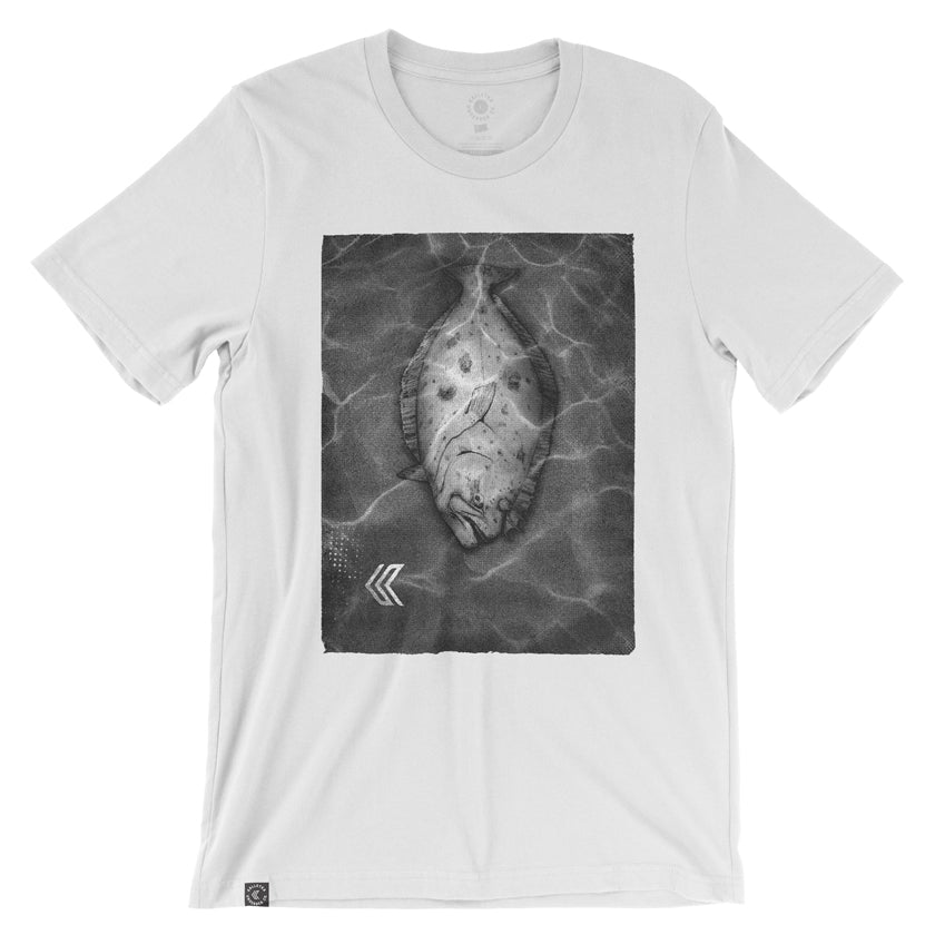 Halibut Art T--White