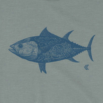 Day of the Dead "Tuna" Art T Series--Platinum Grey