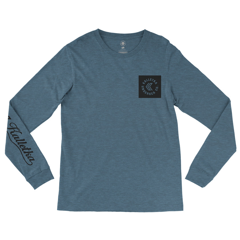 Original Circle Long Sleeve T--Navy Heather