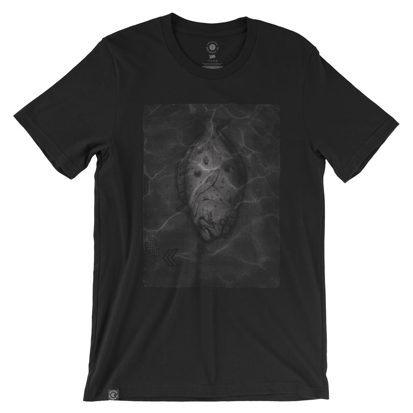 Halibut Art T--Black