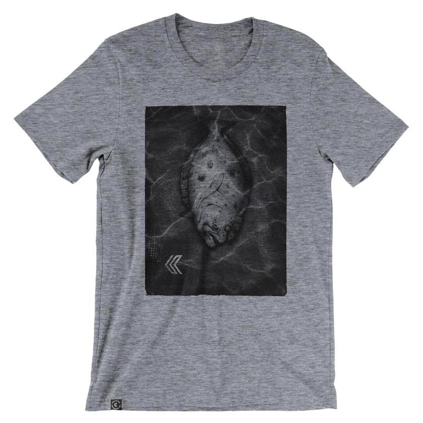 Halibut Art T--Heather Grey