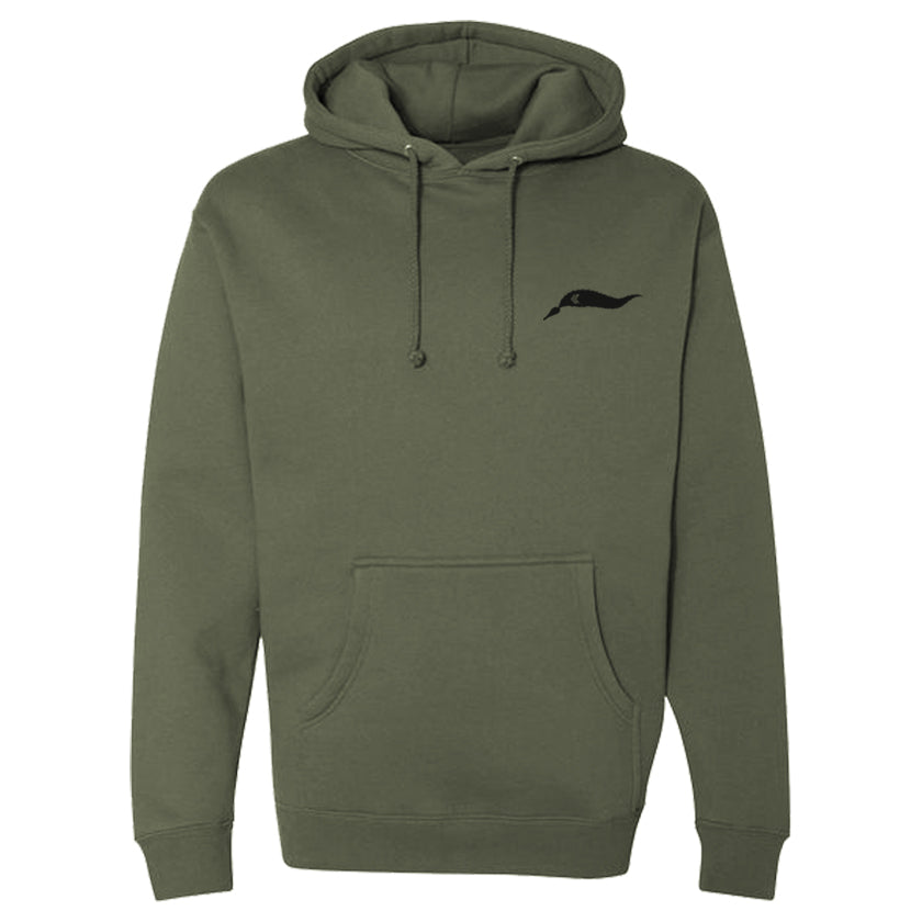 Fleece Hood Sweatshirt - Kelp--Moss