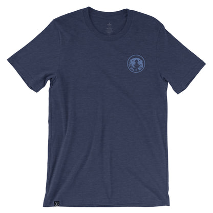 Mad Otter T-Shirt in Navy, front view