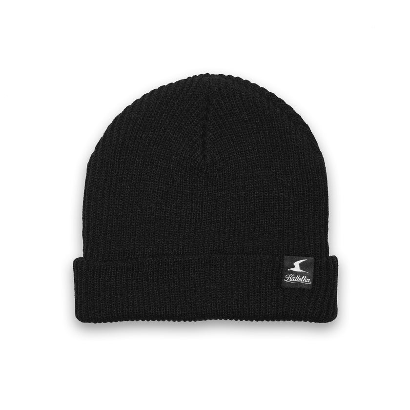 Tern Label Beanie--Black